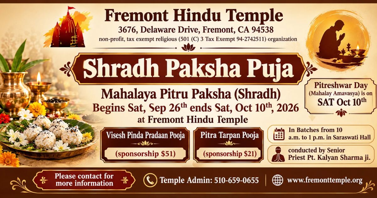 Shradh Paksha Puja 2026